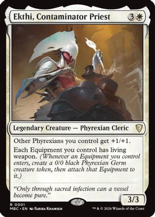 Ekthi, Contaminator Priest (-001) - Mystery Booster Commander Edition Foil-1