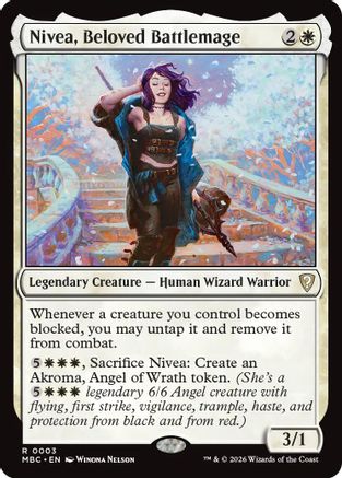 Nivea, Beloved Battlemage (-003) - Mystery Booster Commander Edition-1