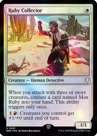 Ruby Collector (-061) - Mystery Booster Commander Edition Foil-1