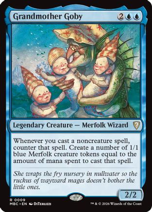 Grandmother Goby (-009) - Mystery Booster Commander Edition-1