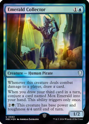 Emerald Collector (-063) - Mystery Booster Commander Edition Foil-1