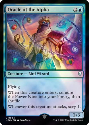 Oracle of the Alpha (-064) - Mystery Booster Commander Edition Foil-1