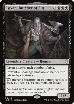 Istvan, Butcher of Eln (-014) - Mystery Booster Commander Edition Foil-1