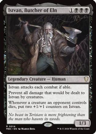 Istvan, Butcher of Eln (-014) - Mystery Booster Commander Edition-1