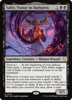 Sahir, Visitor in Darkness (-018) - Mystery Booster Commander Edition-1