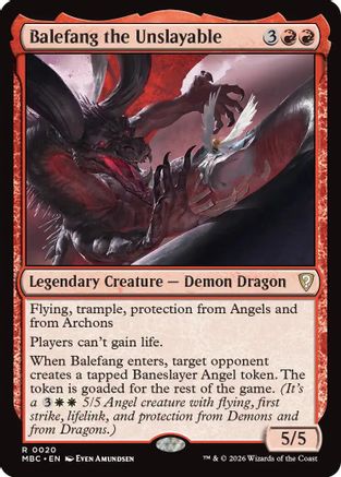 Balefang the Unslayable (-020) - Mystery Booster Commander Edition-1