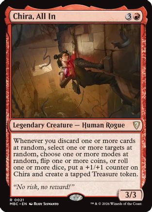 Chira, All In (-021) - Mystery Booster Commander Edition Foil-1