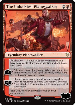 The Unluckiest Planeswalker (-026) - Mystery Booster Commander Edition-1