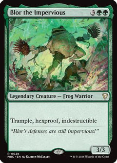 Blor the Impervious (-028) - Mystery Booster Commander Edition Foil-1