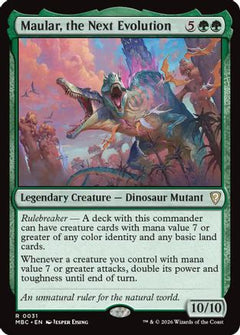 Maular, the Next Evolution (-031) - Mystery Booster Commander Edition Foil-1