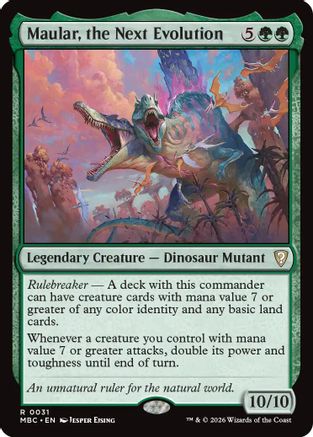 Maular, the Next Evolution (-031) - Mystery Booster Commander Edition-1