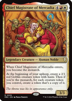 Chief Magistrate of Mercadia (-035) - Mystery Booster Commander Edition-1