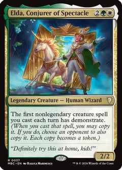 Elda, Conjurer of Spectacle (-037) - Mystery Booster Commander Edition-1