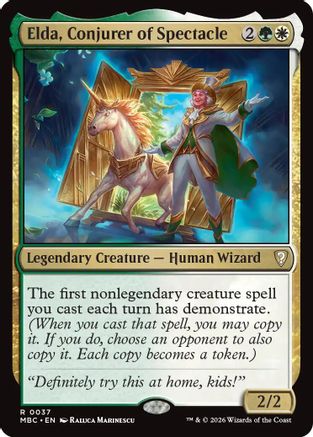 Elda, Conjurer of Spectacle (-037) - Mystery Booster Commander Edition Foil-1