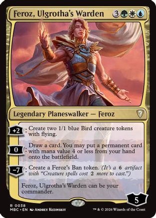 Feroz, Ulgrotha's Warden (-038) - Mystery Booster Commander Edition-1