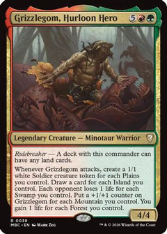 Grizzlegom, Hurloon Hero (-039) - Mystery Booster Commander Edition Foil-1