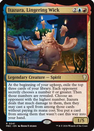 Itazura, Lingering Wick (-041) - Mystery Booster Commander Edition-1