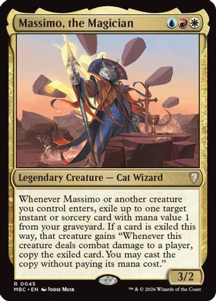 Massimo, the Magician (-045) - Mystery Booster Commander Edition-1