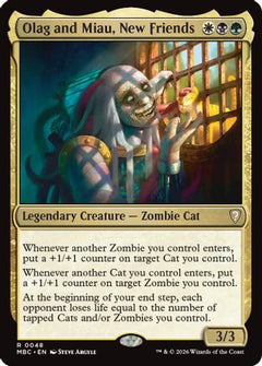Olag and Miau, New Friends (-048) - Mystery Booster Commander Edition-1