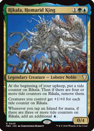 Rikala, Homarid King (-049) - Mystery Booster Commander Edition-1
