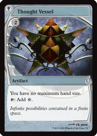 Thought Vessel (Future Sight) (-078) - Mystery Booster Commander Edition Foil-1