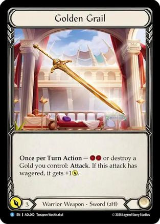 Golden Grail (AOL002) - Armory Deck: Olympia, Prized Fighter Rainbow Foil-1