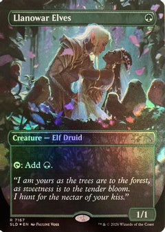Llanowar Elves (7167) (SLD-7167) - Secret Lair Drop Series Foil-1