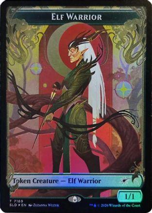 Elf Warrior Token (7169) (SLD-7169) - Secret Lair Drop Series Foil-1