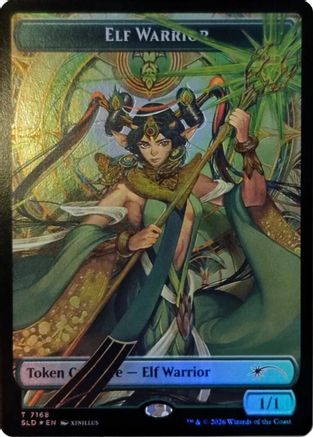 Elf Warrior Token (7168) (SLD-7168) - Secret Lair Drop Series Foil-1