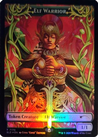Elf Warrior Token (7170) (SLD-7170) - Secret Lair Drop Series Foil-1