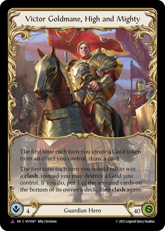 Victor Goldmane, High and Mighty (Marvel) [HVY047] (Heavy Hitters)  Cold Foil-1