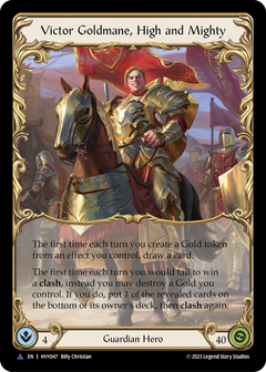 Victor Goldmane, High and Mighty (Marvel) [HVY047] (Heavy Hitters)  Cold Foil-1