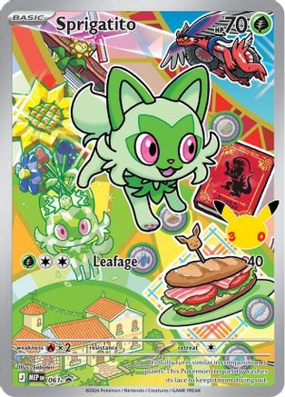 Sprigatito 061  - Holofoil First Partner Collection 2026 - Promo-1