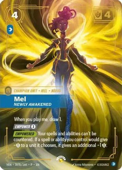 Mel - Newly Awakened (069b/166) - Riftbound Organized Play Promotional Cards Foil-1