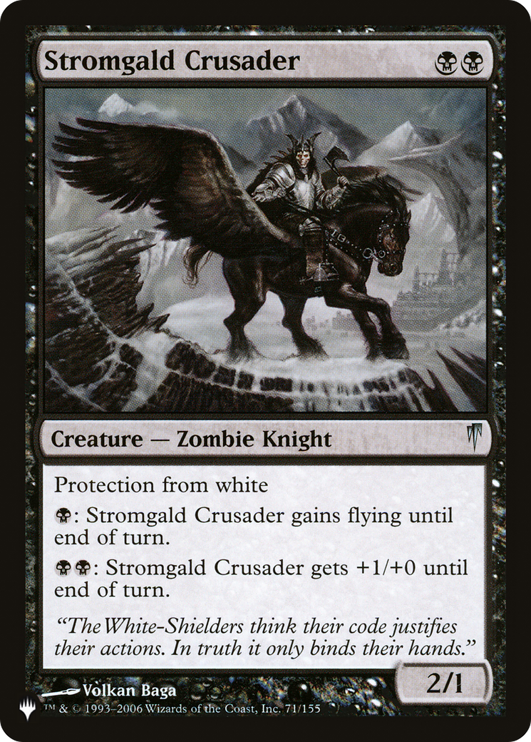 Stromgald Crusader [The List]-1