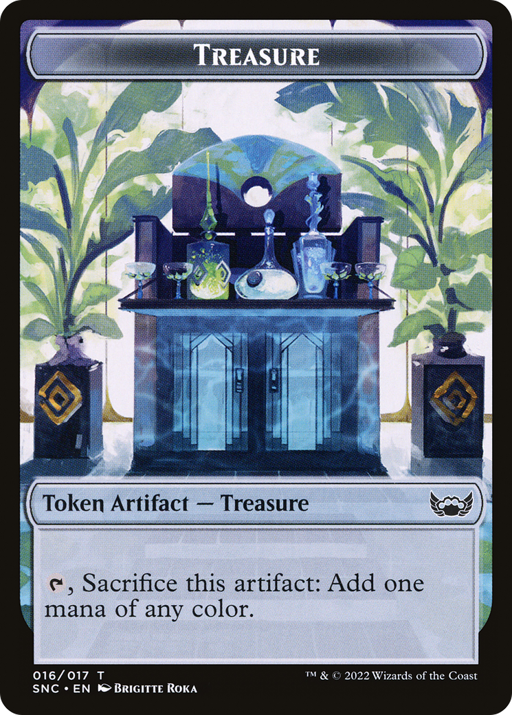Treasure (TSNC-016) - Streets of New Capenna Tokens Foil-1