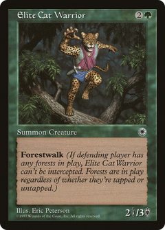 Elite Cat Warrior (No Flavor Text) [Portal]-1