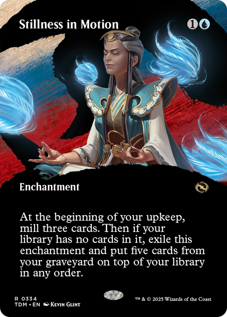 Stillness in Motion (Borderless) [Tarkir: Dragonstorm]-1
