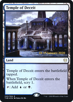 Temple of Deceit [Theros Beyond Death Prerelease Promos]-1