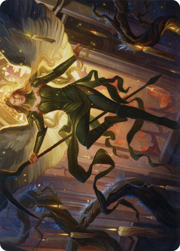 Sigarda, Champion of Light // Sigarda, Champion of Light (AMID-068) - Midnight Hunt Art Series (Borderless) Foil-3