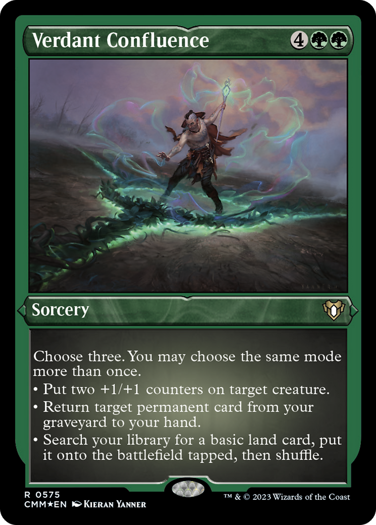Verdant Confluence (Foil Etched) [Commander Masters]-1
