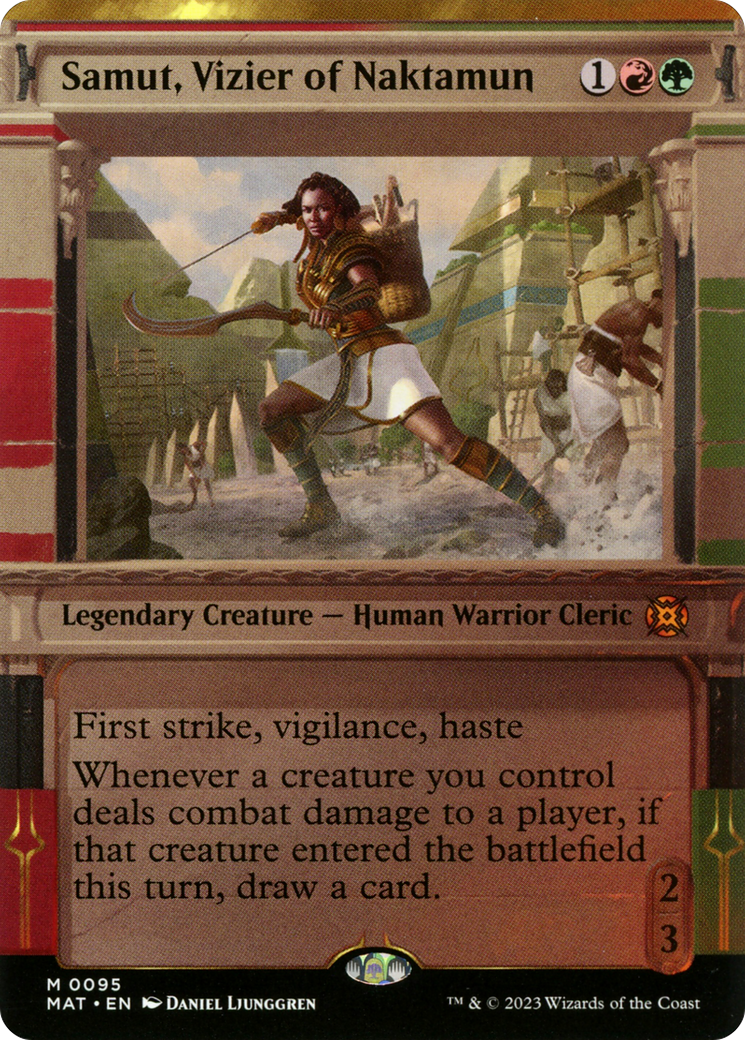Samut, Vizier of Naktamun (Showcase) [March of the Machine: The Aftermath]-1
