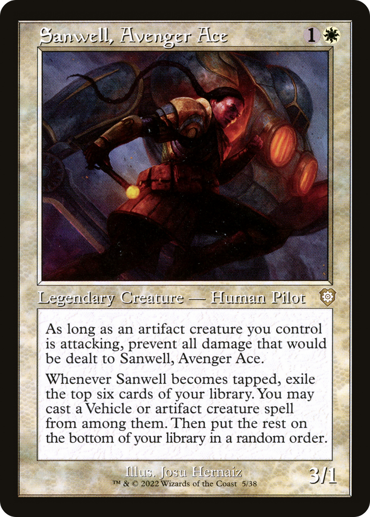 Sanwell, Avenger Ace (Retro) [The Brothers' War Commander]-1