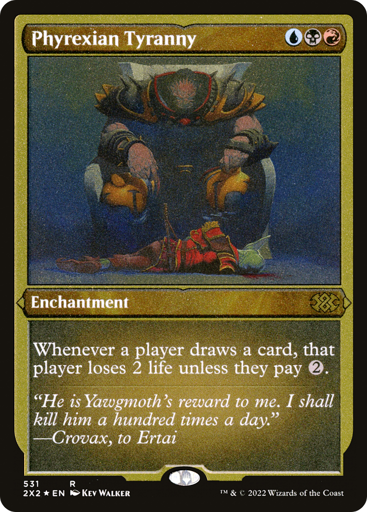Phyrexian Tyranny (Foil Etched) [Double Masters 2022]-1
