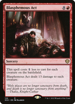 Blasphemous Act [Starter Commander Decks]-1