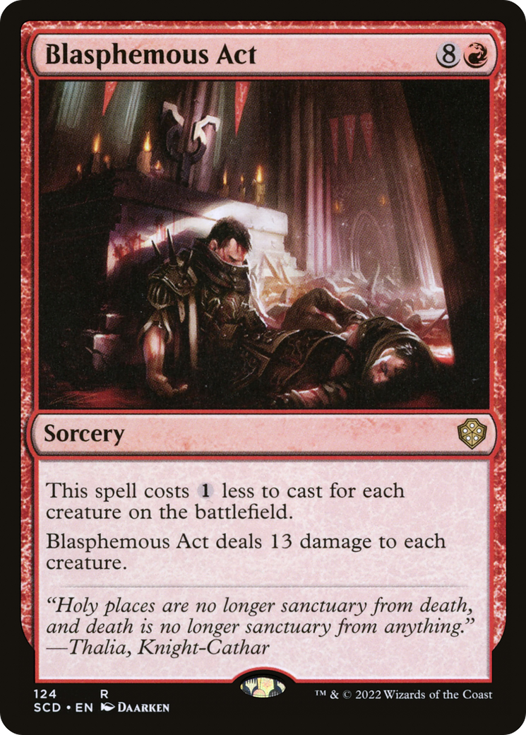 Blasphemous Act [Starter Commander Decks]-1