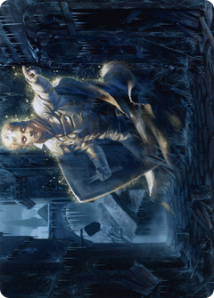 Dennick, Pious Apparition // Dennick, Pious Apparition (AMID-059) - Midnight Hunt Art Series (Borderless) Foil-1