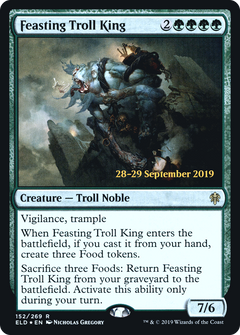 Feasting Troll King [Throne of Eldraine Prerelease Promos]-1