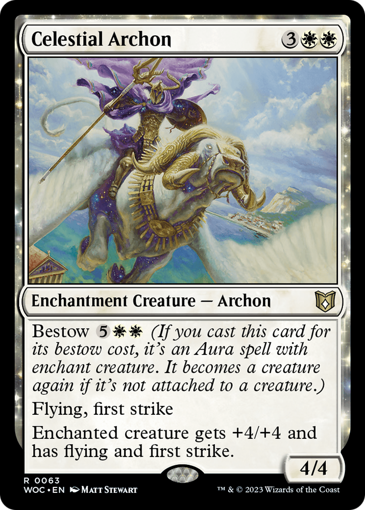 Celestial Archon [Wilds of Eldraine Commander]-1