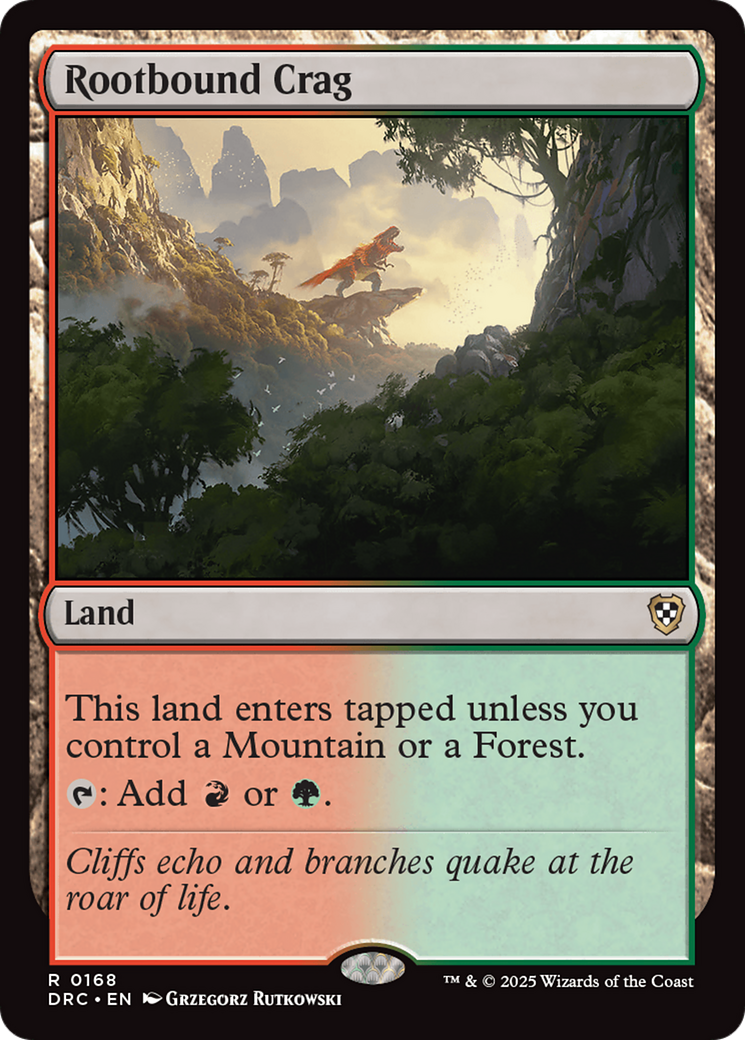 Rootbound Crag [Aetherdrift Commander]-1